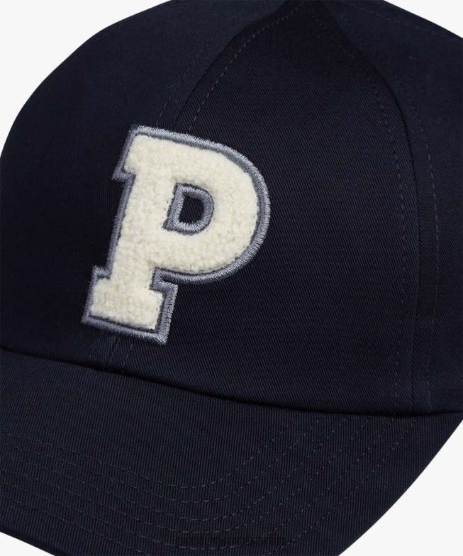 Zubehör de Profuomo Männer Kappe mit Baseball-Logo Marine BR442745