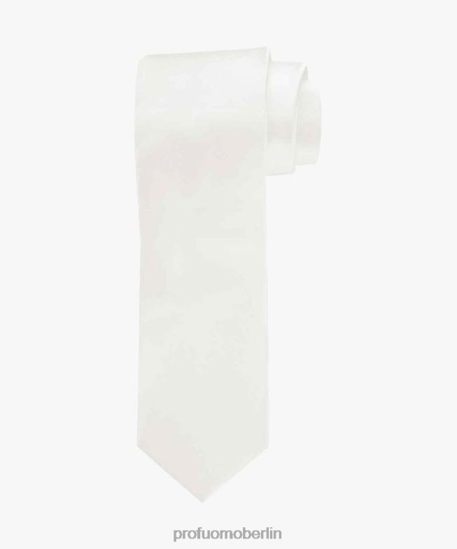 Zubehör de Profuomo Männer Hochzeitskrawatte aus Satin und Seide cremefarben BR442560