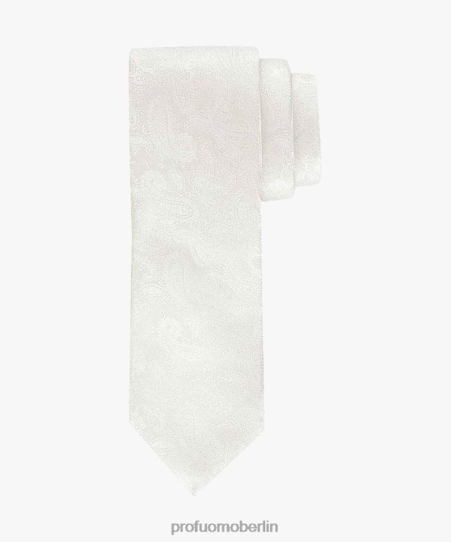 Zubehör de Profuomo Männer Hochzeitskrawatte aus Seide cremefarben BR442561