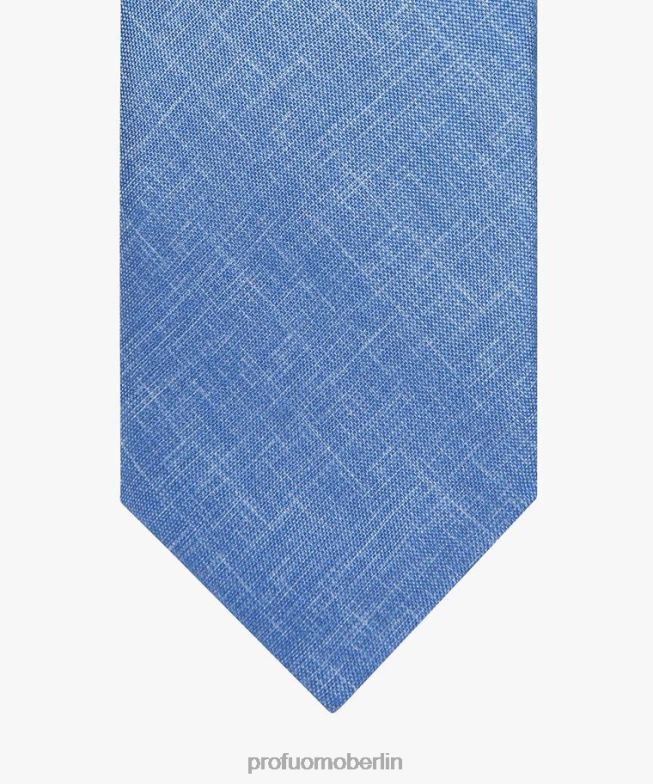 Zubehör de Profuomo Männer Krawatte mit Seidendruck Blau BR442773