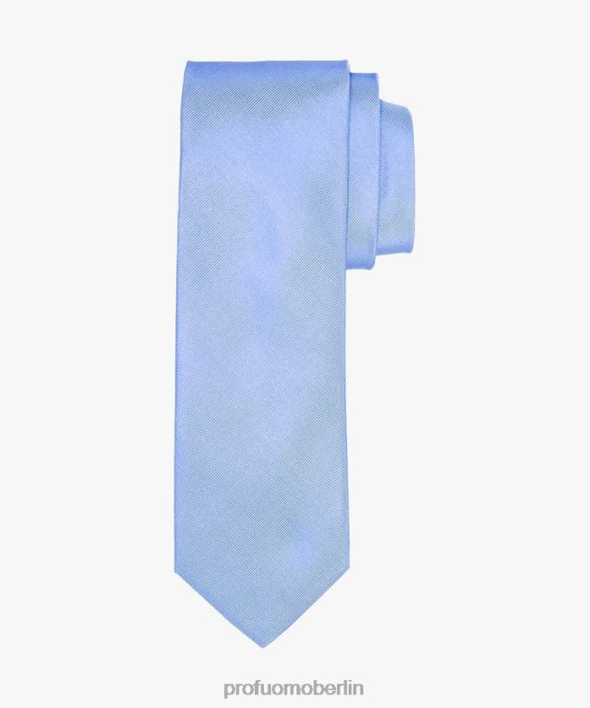 Zubehör de Profuomo Männer Seidenkrawatte Blau BR442565