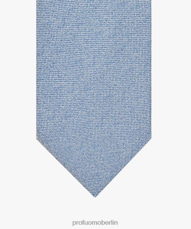 Zubehör de Profuomo Männer Seidenkrawatte Blau BR442760