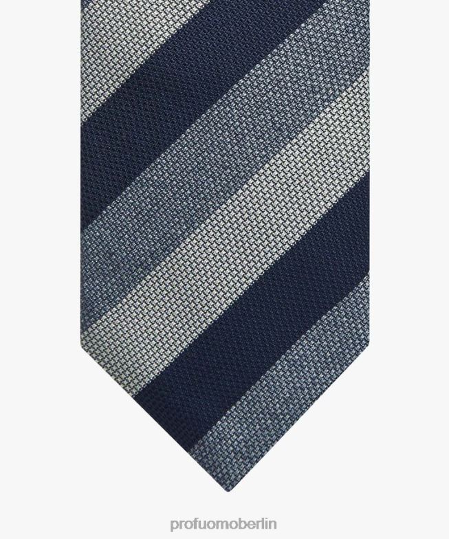 Zubehör de Profuomo Männer Seidenkrawatte Marine BR442450