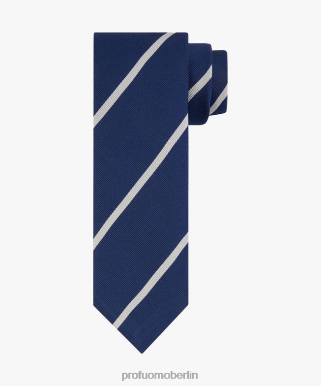 Zubehör de Profuomo Männer Seidenkrawatte Marine BR442620