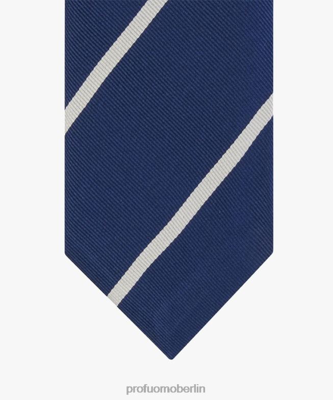 Zubehör de Profuomo Männer Seidenkrawatte Marine BR442620