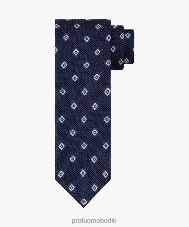 Zubehör de Profuomo Männer Seidenkrawatte Marine BR442622