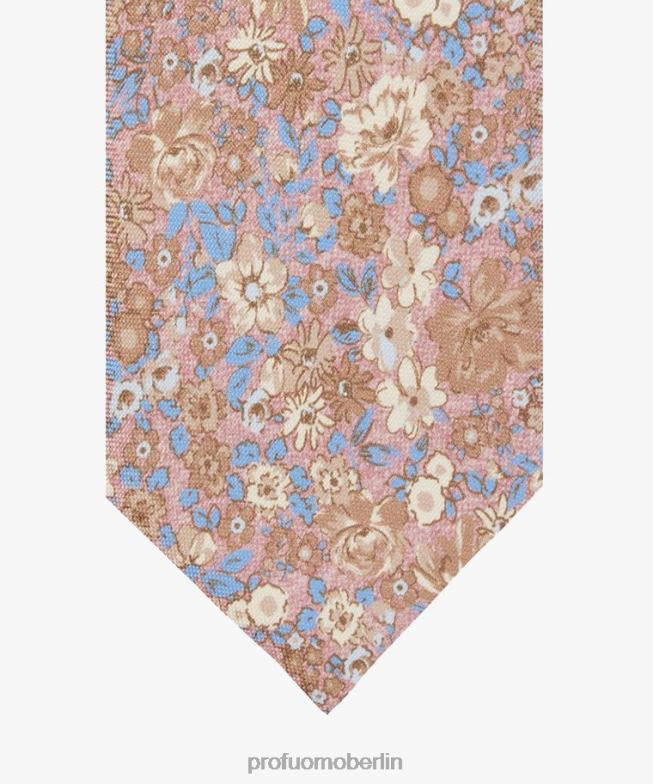 Zubehör de Profuomo Männer Seidenkrawatte Rosa BR442627