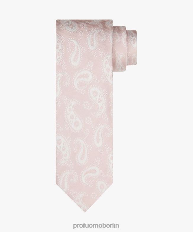Zubehör de Profuomo Männer Seidenkrawatte Rosa BR442629