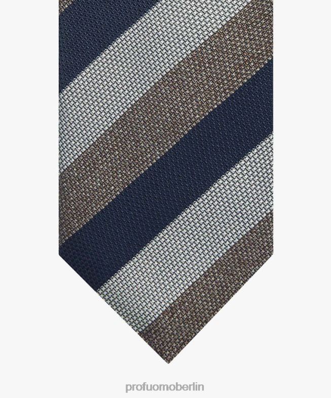 Zubehör de Profuomo Männer Seidenkrawatte braun BR442451