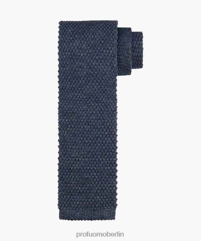 Zubehör de Profuomo Männer gestrickte Krawatte Blau BR442764