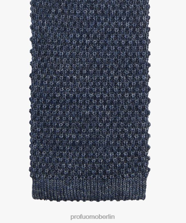 Zubehör de Profuomo Männer gestrickte Krawatte Blau BR442764