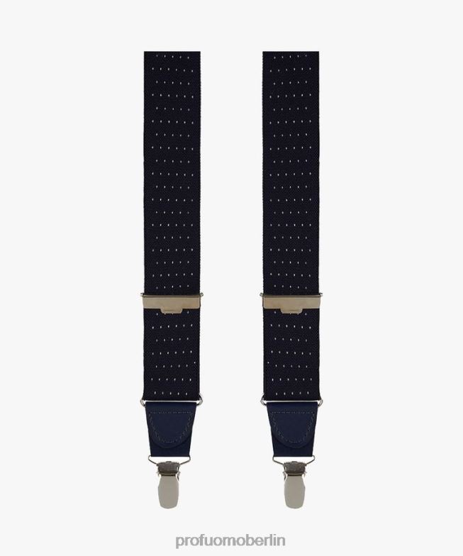 Zubehör de Profuomo Männer Pindot-Klammern Marine BR442666