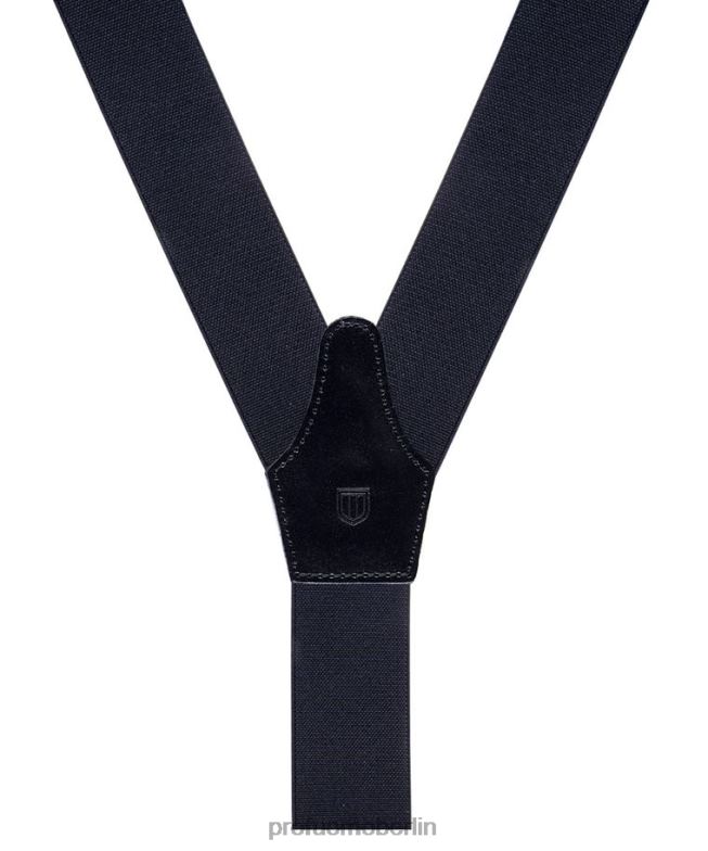 Zubehör de Profuomo Männer Zahnspange Schwarz BR442676