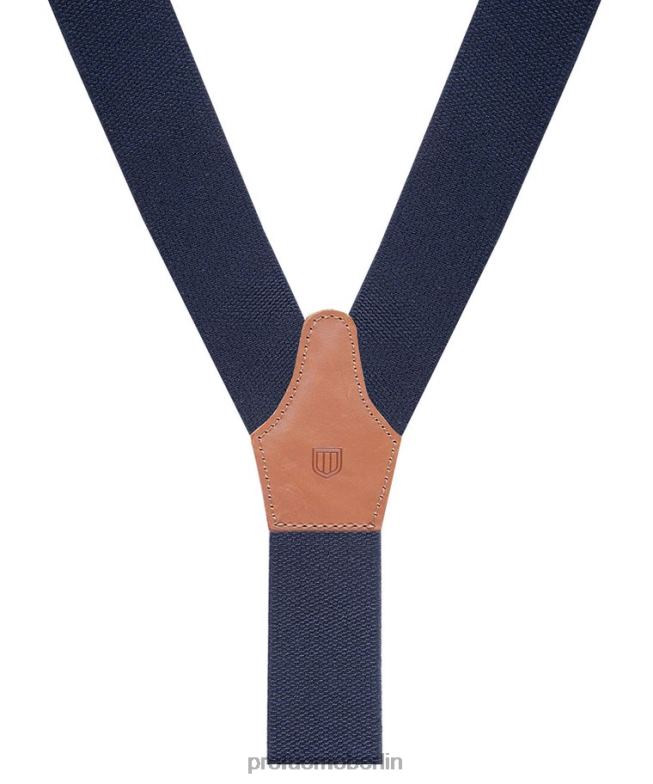 Zubehör de Profuomo Männer informelle Zahnspange Marine BR442680